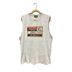 ESPN Disney World Mens Sleeveless Shirt XL Gray HTF EUC